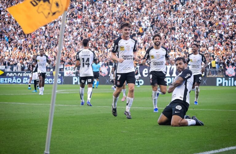Corinthians vence vasco com um a menos e pressiona santos na zona de rebaixamento