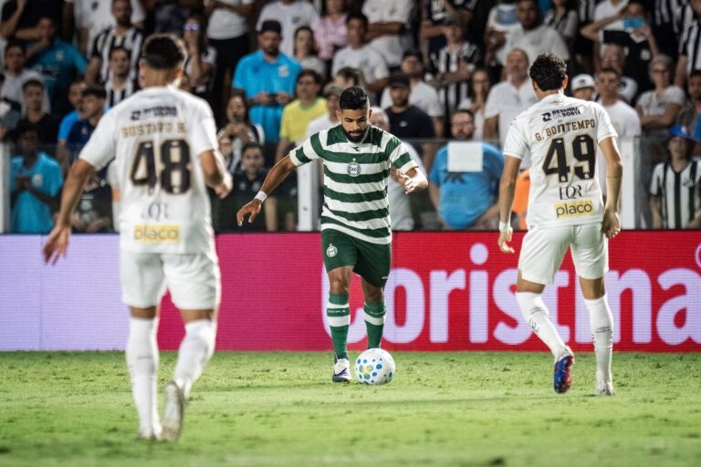 Coritiba e Santos empatam na ida da Copa do Brasil com muitas chances perdidas