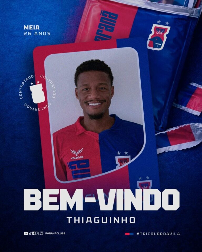 Paraná clube anuncia thiago alves e reforça elenco com 24 novas contratações em 2026