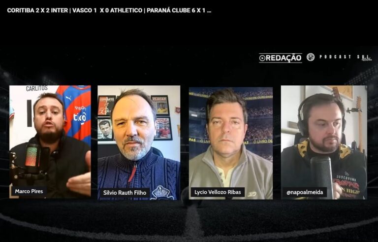 Podcast sul analisa desempenho de times paranaenses no futebol em 5 de maio
